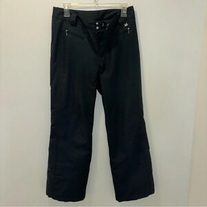 NILS Black Insulated Winter Snow Sport Pants Snowboarding Ski Athletic Thermal